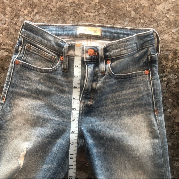 MADEWELL 9” High-Rise Skinny Jean, Destructured-Hem Edition - Picture 10 of 14